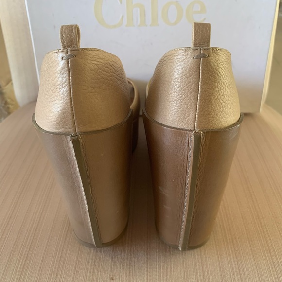 Chloe Platform Open Toe Wedge - Picture 3 of 5